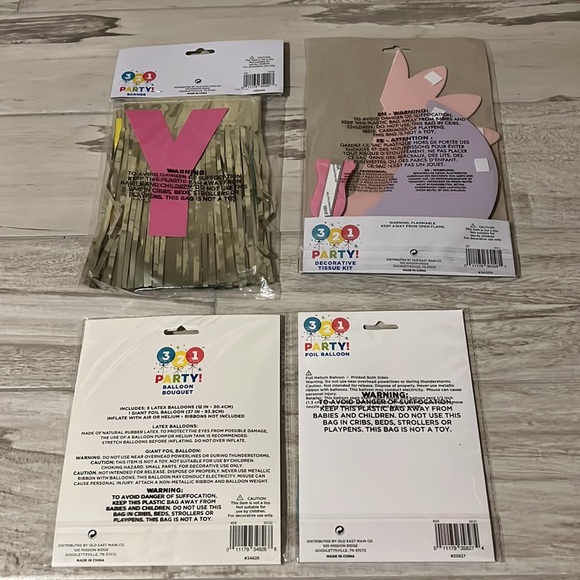 • NWT Unicorn 🦄 Party Decor • - Picture 2 of 8